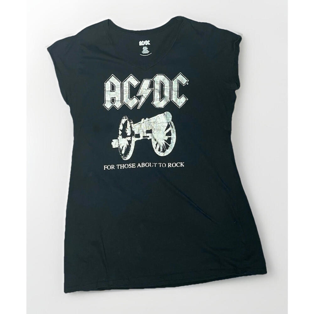 ACDC Band Shirt 2X For Those About To Rock Live Nation Tee